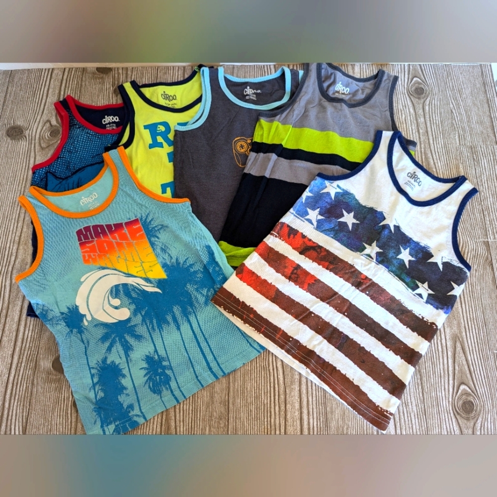 Circo Boys XS (4/5)  Tank Tops lot of 6